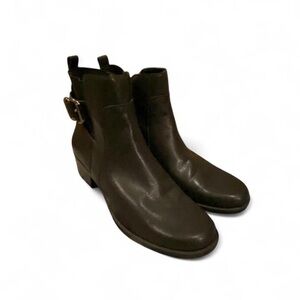 Anne Klein Dark Brown Ankle Boots